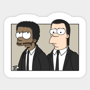 Vincent and Jules Sticker